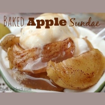 Next-Level Fall Dessert: Baked Apple Sundaes with Custom Toppings